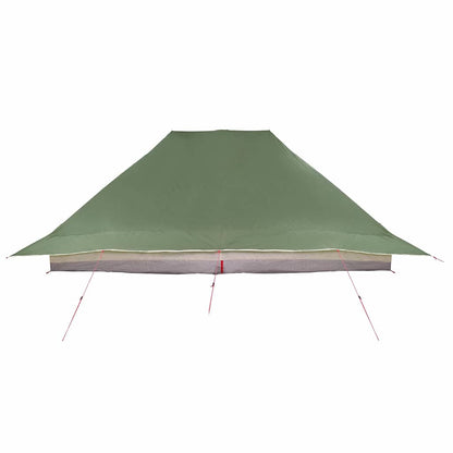 Family Tent Folding Manual Green and Beige 660 x 456 x 200 cm