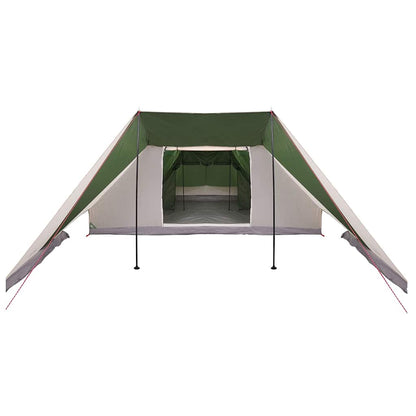 Family Tent Folding Manual Green and Beige 660 x 456 x 200 cm