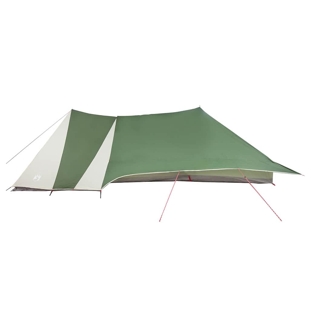 Family Tent Folding Manual Green and Beige 660 x 456 x 200 cm
