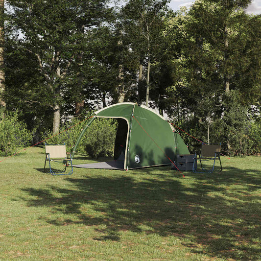 Tent Folding Green 370 x 230 x 185 cm Polyester and fibreglass