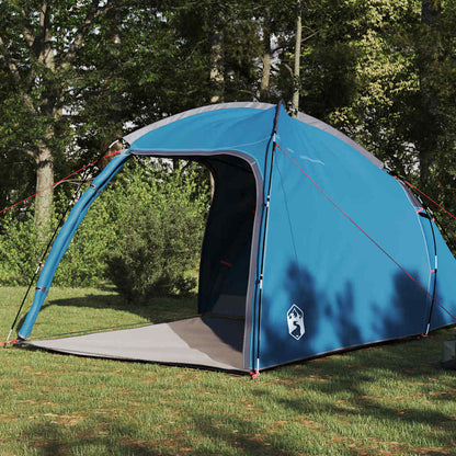 Tent with Roof Blue 370 x 230 x 185 cm Polyester and fibreglass