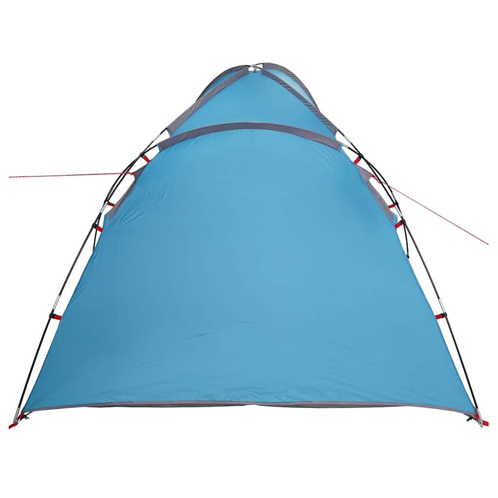 Tent with Roof Blue 370 x 230 x 185 cm Polyester and fibreglass