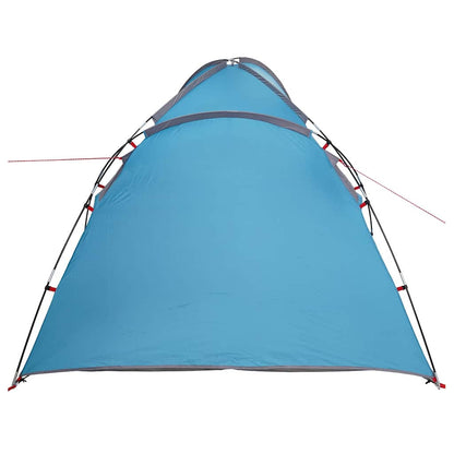Tent with Roof Blue 370 x 230 x 185 cm Polyester and fibreglass