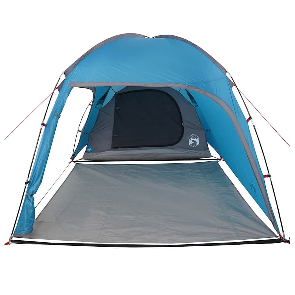 Tent with Roof Blue 370 x 230 x 185 cm Polyester and fibreglass