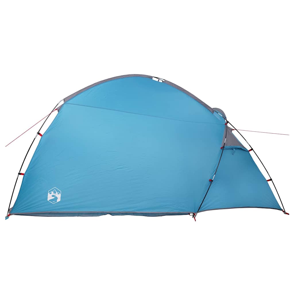 Tent with Roof Blue 370 x 230 x 185 cm Polyester and fibreglass