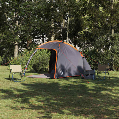 Tent with Roof Manual Grey and Orange 370 x 230 x 185 cm