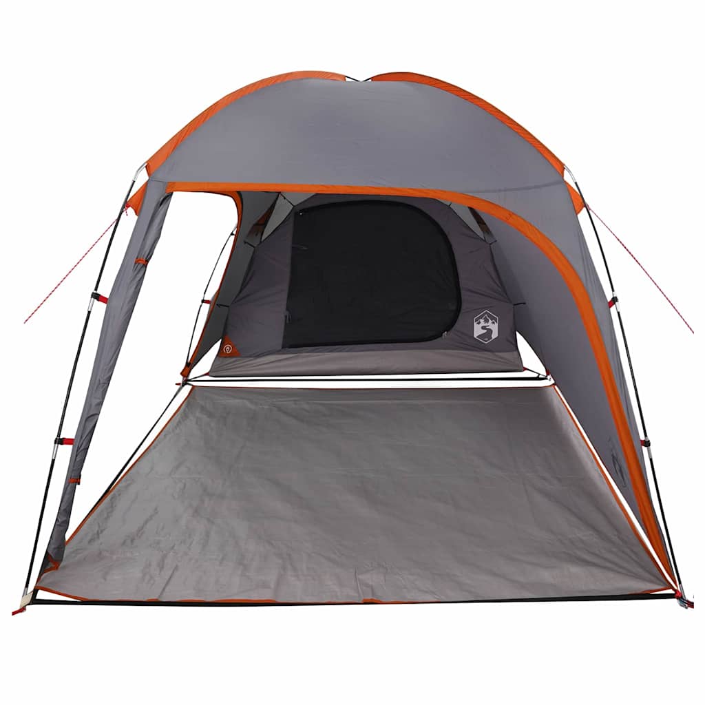 Tent with Roof Manual Grey and Orange 370 x 230 x 185 cm
