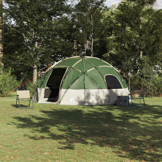 Camping Tent with Roof Green 475 x 475 x 235 cm Polyester