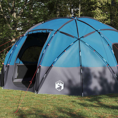Camping Tent with Roof Blue 475 x 475 x 235 cm Polyester