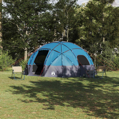 Camping Tent with Roof Blue 475 x 475 x 235 cm Polyester