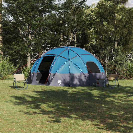 Camping Tent with Roof Blue 475 x 475 x 235 cm Polyester
