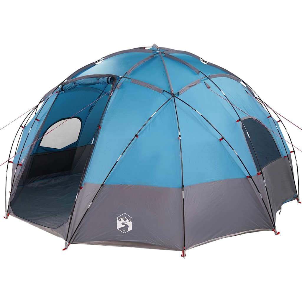 Camping Tent with Roof Blue 475 x 475 x 235 cm Polyester