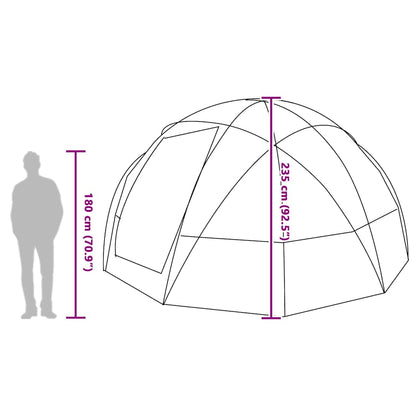 Camping Tent with Roof Blue 475 x 475 x 235 cm Polyester