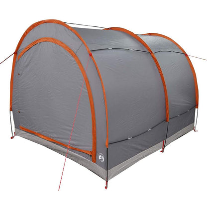 Bike Storage Tent with Roof Grey and Orange 256 x 222 x 182 cm