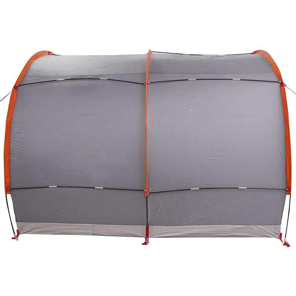 Bike Storage Tent with Roof Grey and Orange 256 x 222 x 182 cm
