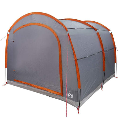 Tent with Roof Grey and orange 268 x 240 x 191 cm Polyester