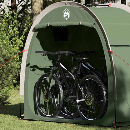 Bike Storage Tent with Roof Green 210 x 90 x 174 cm