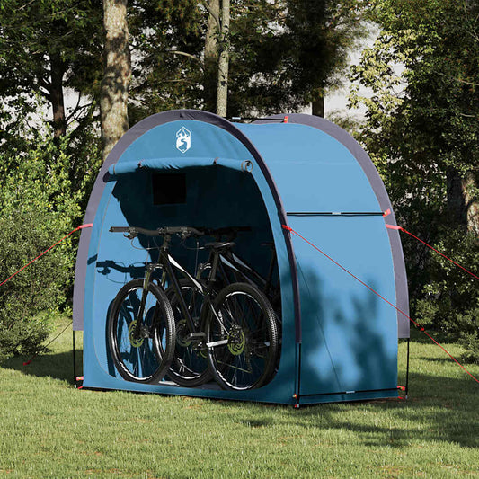 Bike Storage Tent with Roof with Storage Blue 210 x 90 x 174 cm