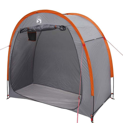 Bike Storage Tent with Roof Grey and Orange 210 x 90 x 174 cm