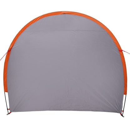 Bike Storage Tent with Roof Grey and Orange 218 x 156 x 180 cm