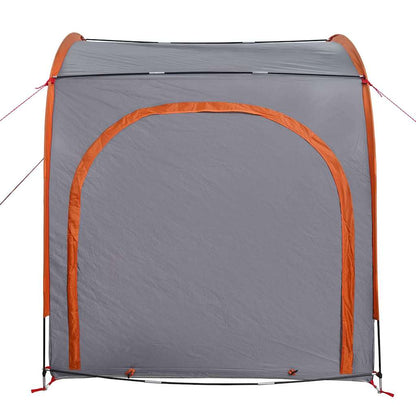Bike Storage Tent with Roof Grey and Orange 218 x 156 x 180 cm