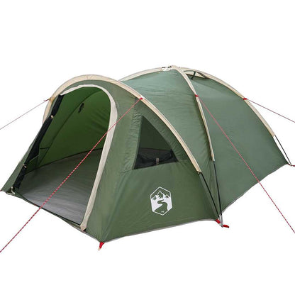 Camping Tent with Roof Green 308 x 268 x 130 cm Polyester