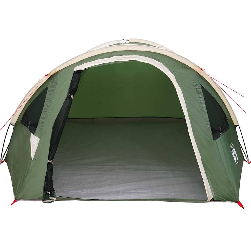 Camping Tent with Roof Green 308 x 268 x 130 cm Polyester