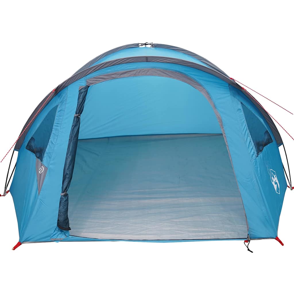 Camping Tent with Roof Blue 308 x 268 x 130 cm Polyester
