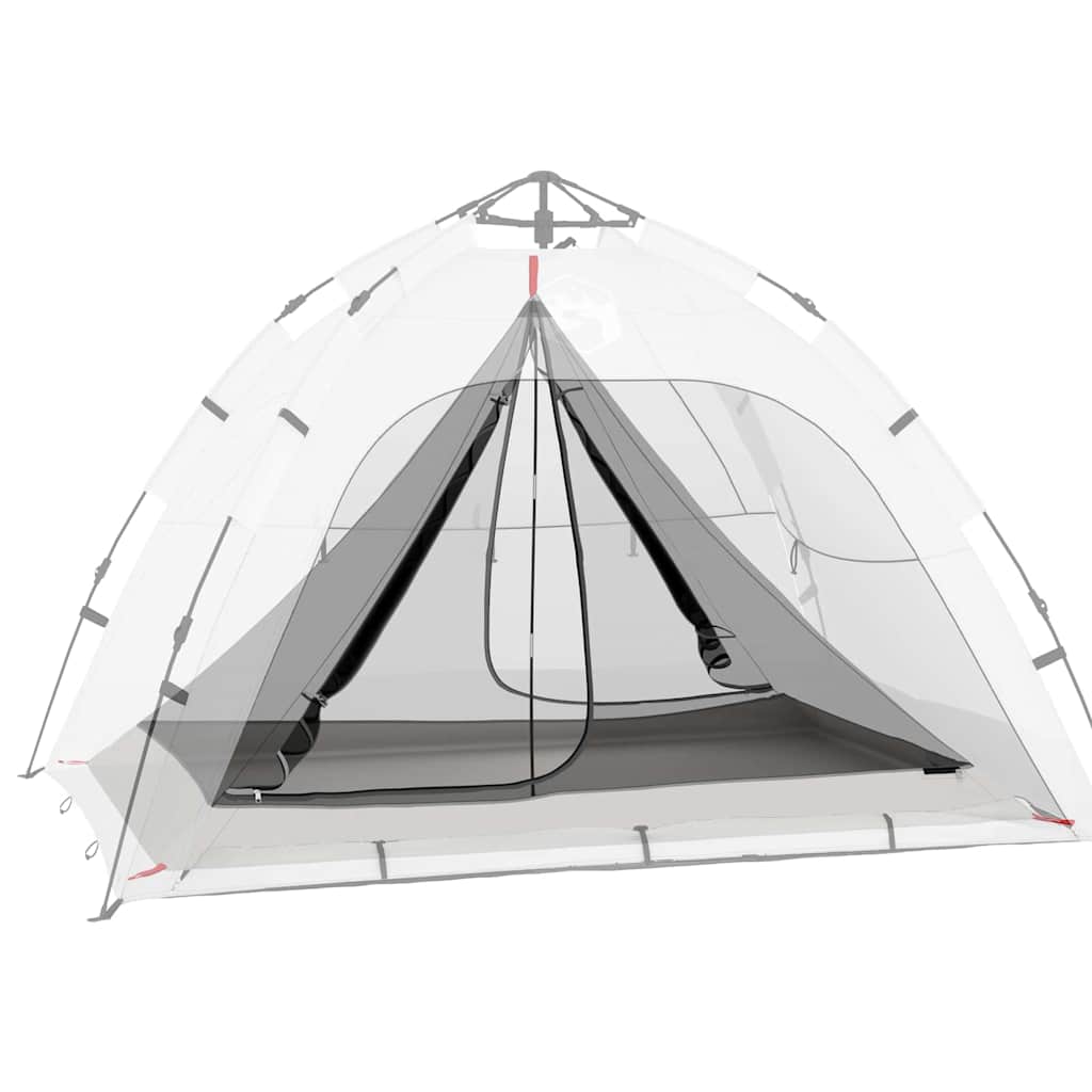 Inner Tent with Roof with Storage Black 240 x 160 x 133 cm Mesh