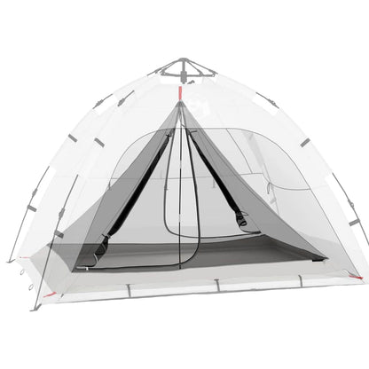 Inner Tent with Roof with Storage Black 240 x 160 x 133 cm Mesh