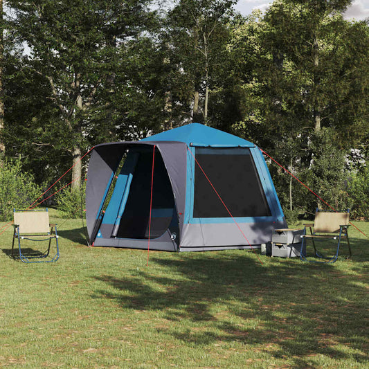 Camping Tent Blue 420 x 420 x 227 cm Polyester