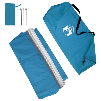 Water Resistant Tarp -Person 240 x 300 cm Waterproof Blue