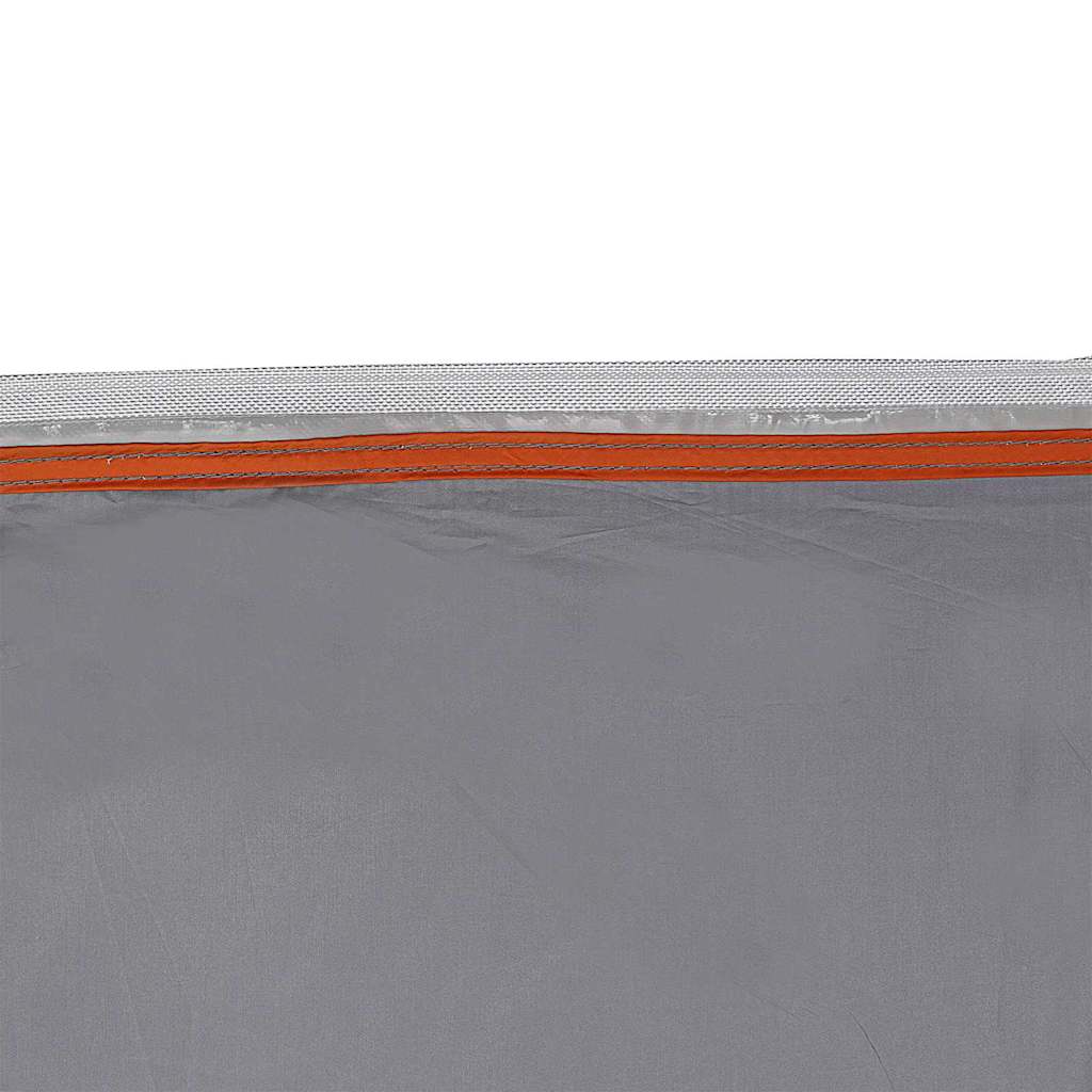Water Resistant Tarp with Roof Grey and Orange