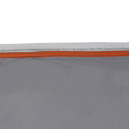 Water Resistant Tarp with Roof Grey and Orange