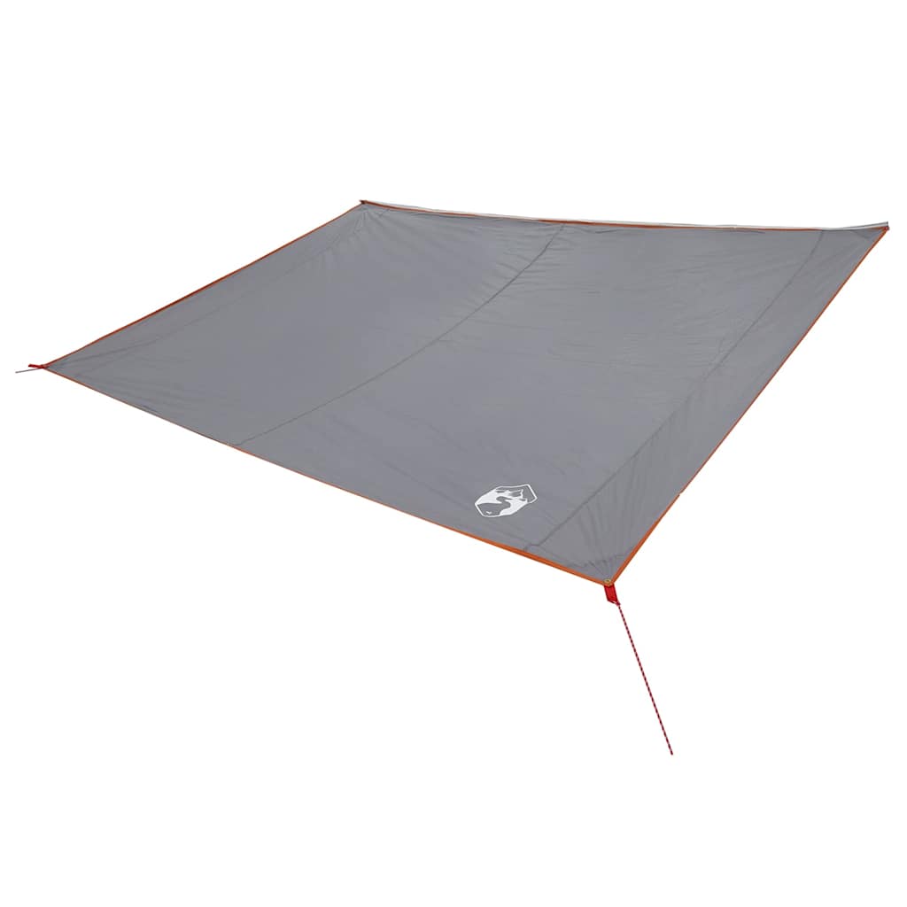 Water Resistant Tarp with Roof Grey and Orange