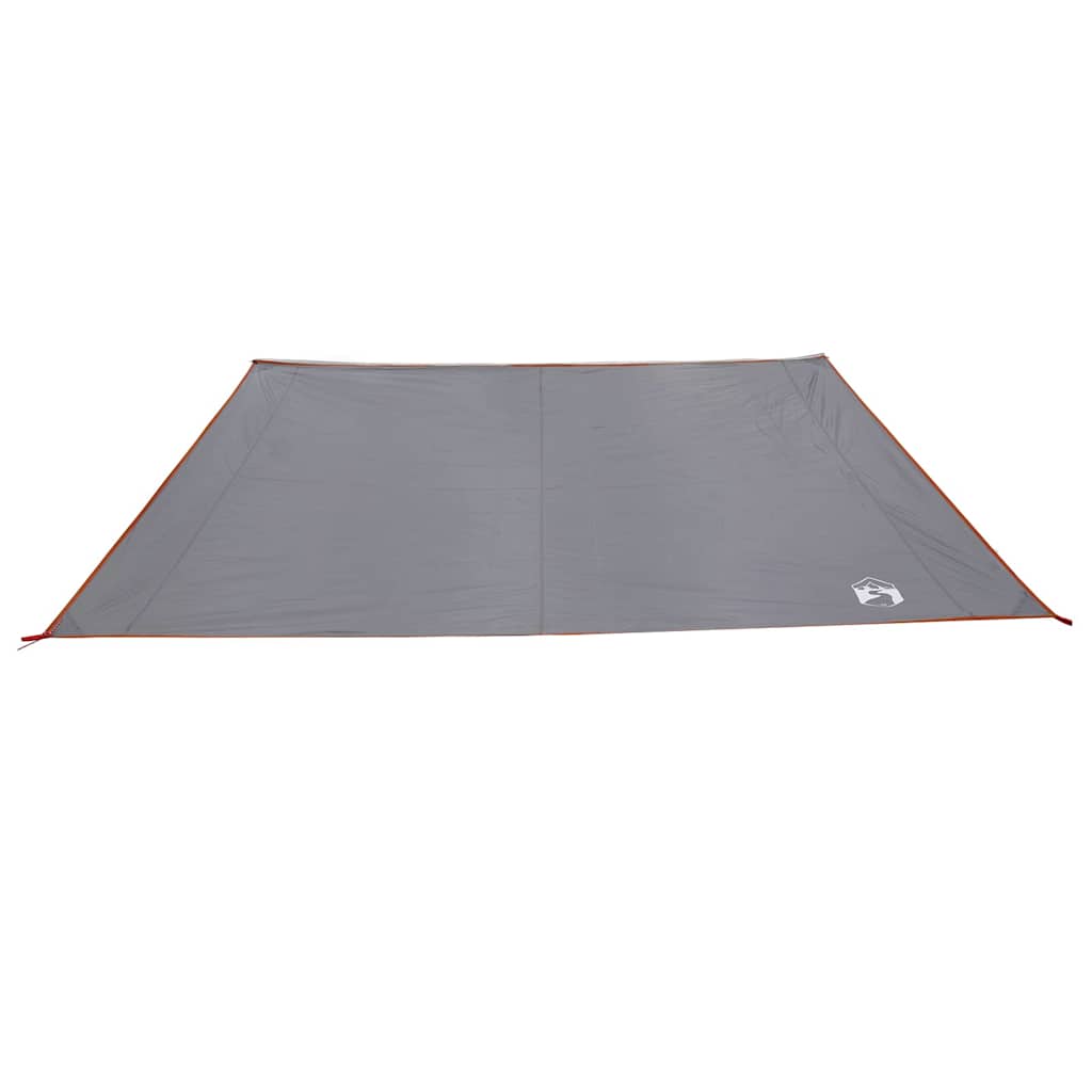 Water Resistant Tarp with Roof Grey and Orange