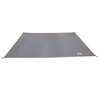 Water Resistant Tarp with Roof Grey and Orange