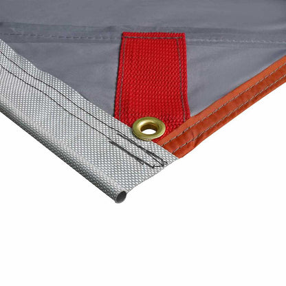 Water Resistant Tarp -Person 240 x 460 cm Grey and Orange