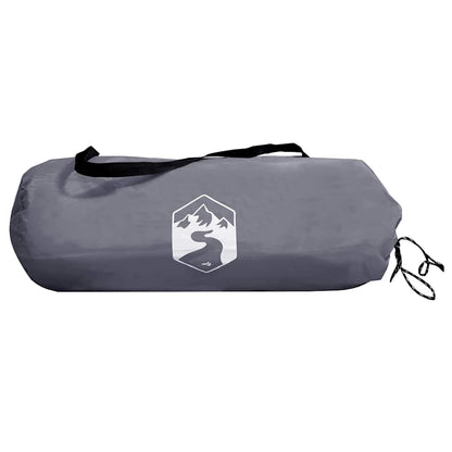 Water Resistant Tarp -Person 240 x 460 cm Grey and Orange
