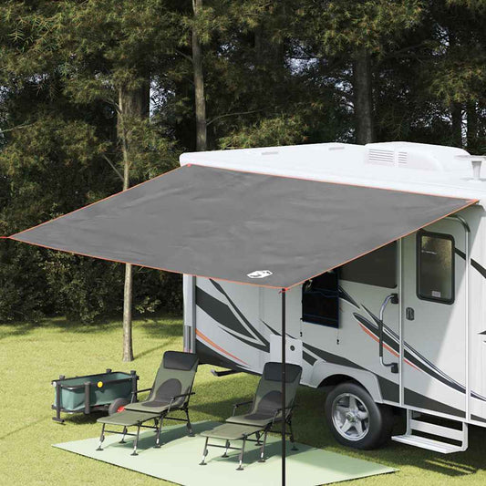 Water Resistant Tarp with Roof Grey and Orange