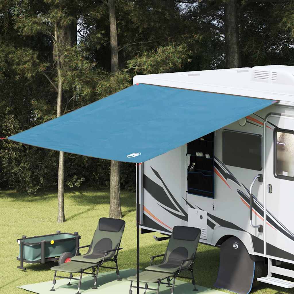 Caravan Awning -Person 240 x 350 cm Waterproof Blue Taffeta
