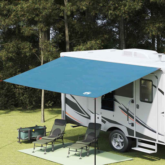 Caravan Awning 240 x 460 cm Waterproof Blue Taffeta