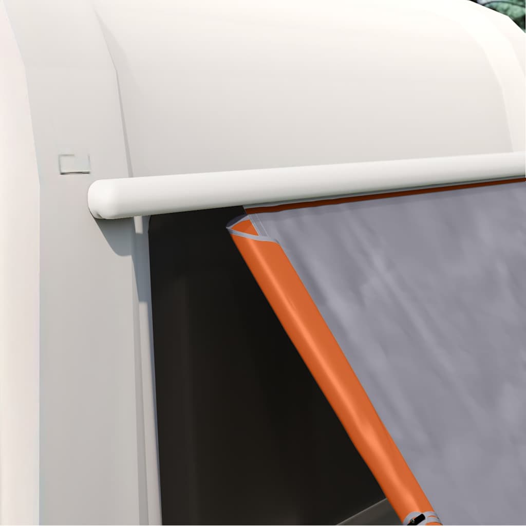 Tailgate Tent Grey and Orange 190 x 150 x 185 cm Taffeta