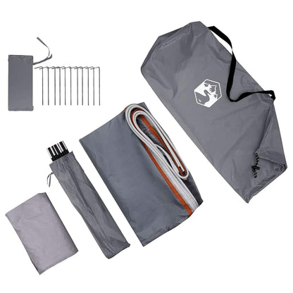 Tailgate Tent -Person 194 x 180 x 210 cm Grey and Orange
