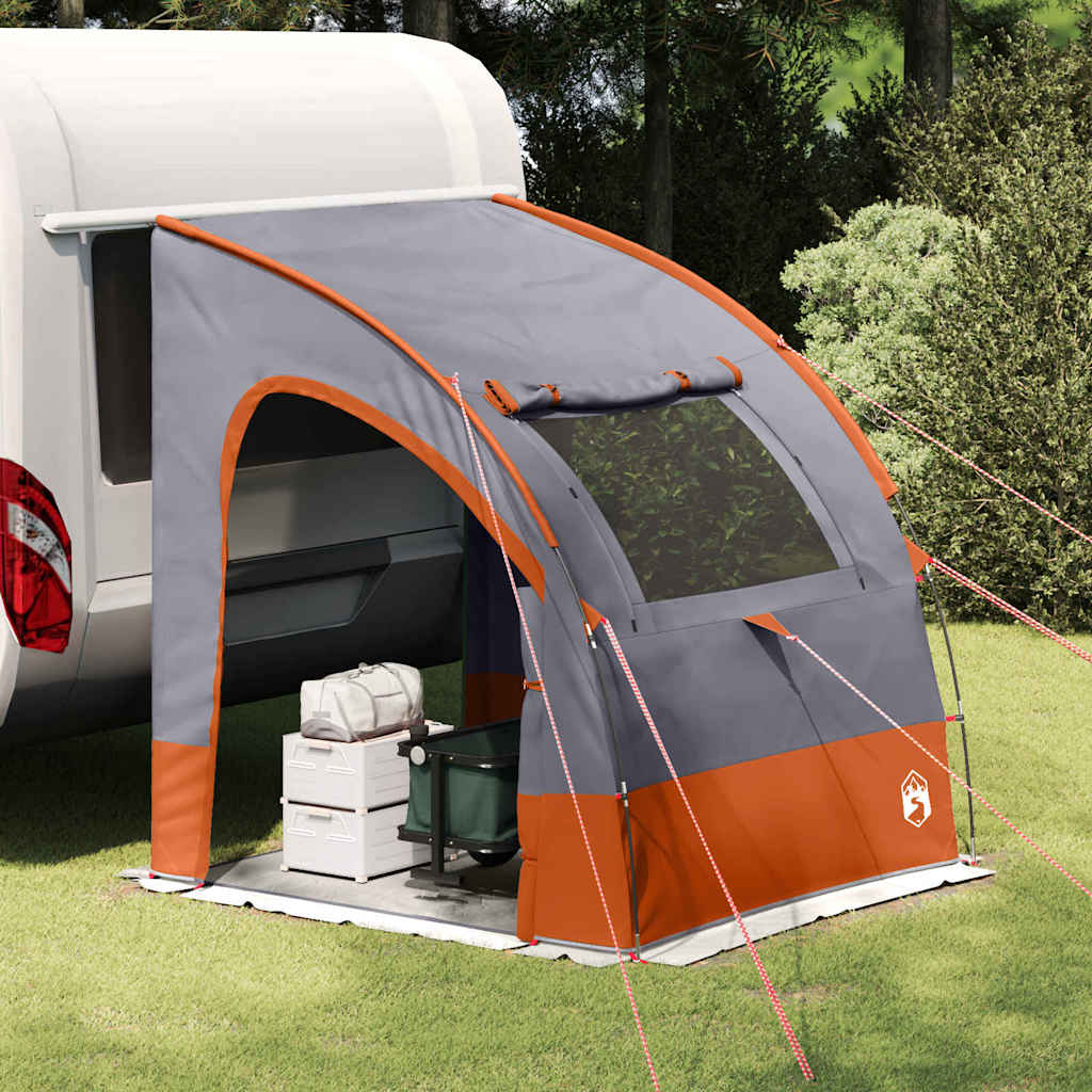 Tailgate Tent -Person 194 x 180 x 210 cm Grey and Orange