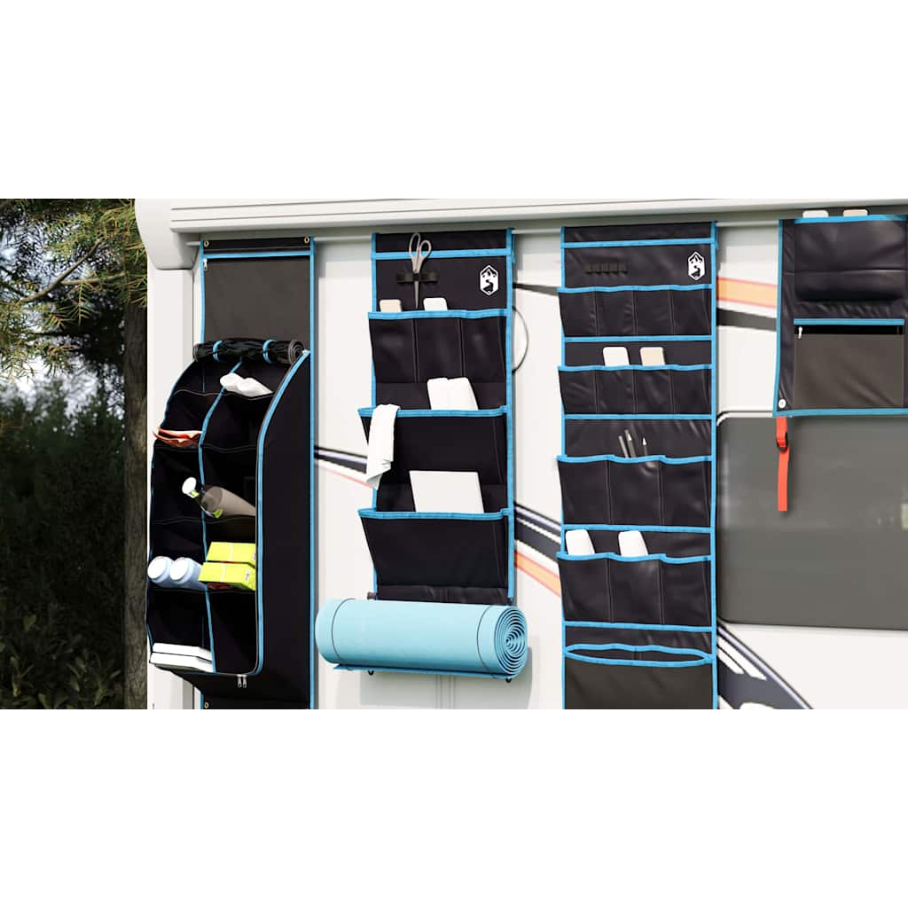 Storage Bag with Storage Black and Blue 91 x 47.5 cm Oxford