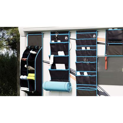 Storage Bag with Storage Black and Blue 91 x 47.5 cm Oxford