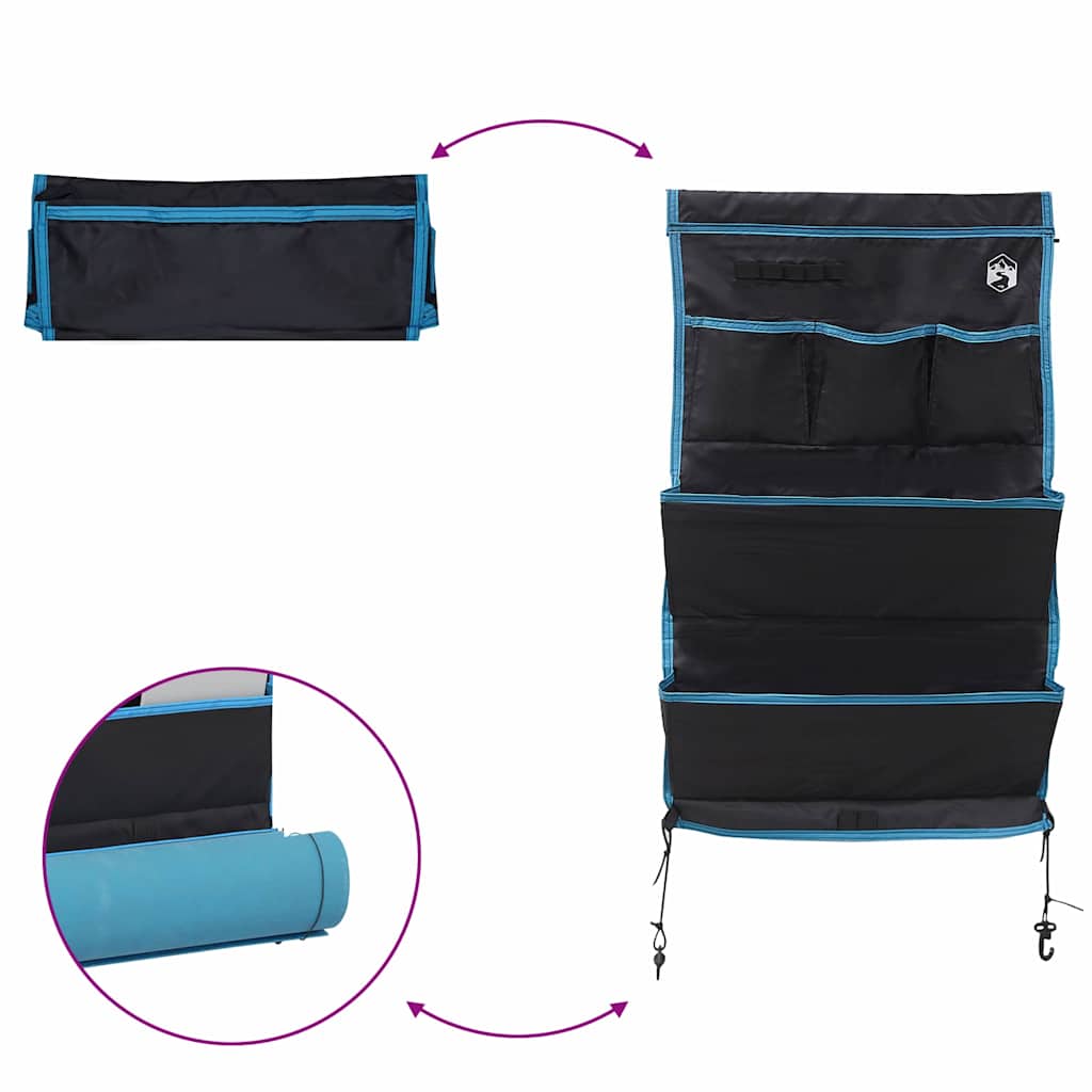 Storage Bag with Storage Black and Blue 91 x 47.5 cm Oxford