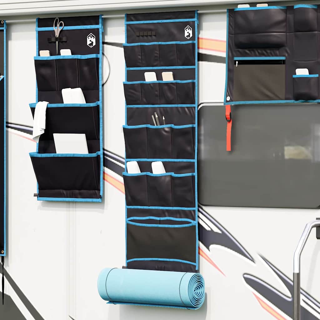 Storage Bag with Storage Black and Blue 125 x 48 cm Oxford