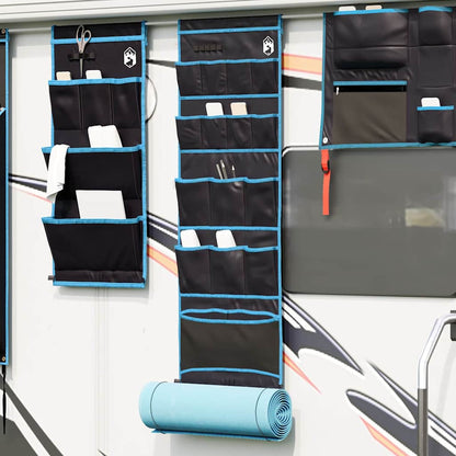 Storage Bag with Storage Black and Blue 125 x 48 cm Oxford